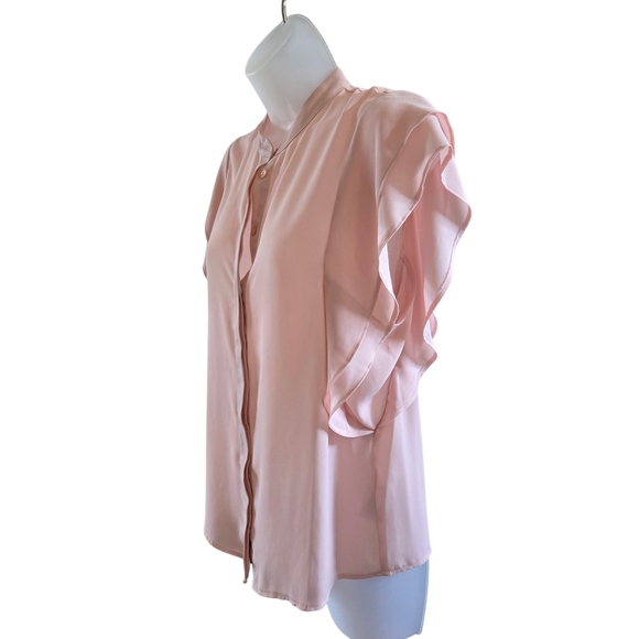 ASOS Light Pink Women's Blouse - Picture 5 of 10